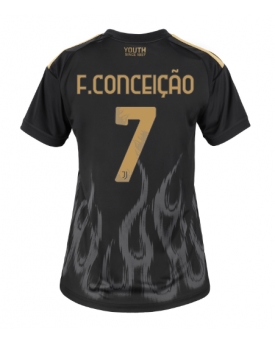 Juventus Francisco Conceicao #7 Maglia Gara Terza Repliche 2026-27 Donna Maniche Corte Juventus Francisco Conceicao #7 Maglia Gara Terza Repliche 2026-27 Donna Maniche Corte